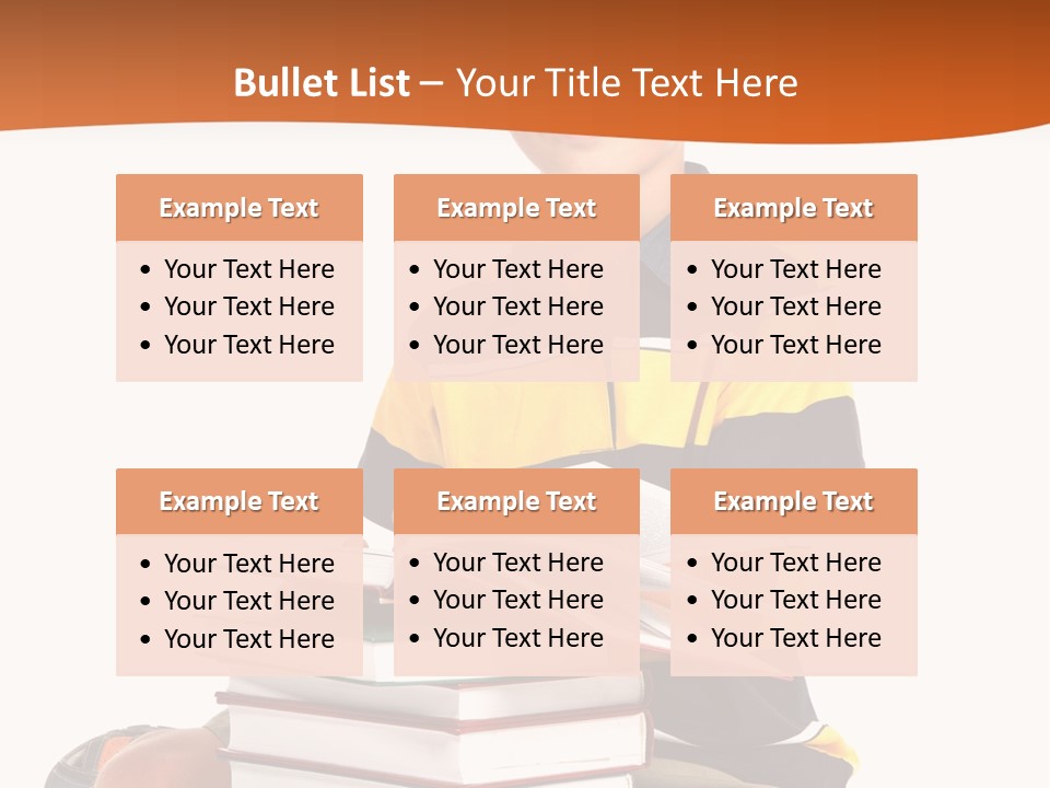 Big Schoolboy Cheerful PowerPoint Template