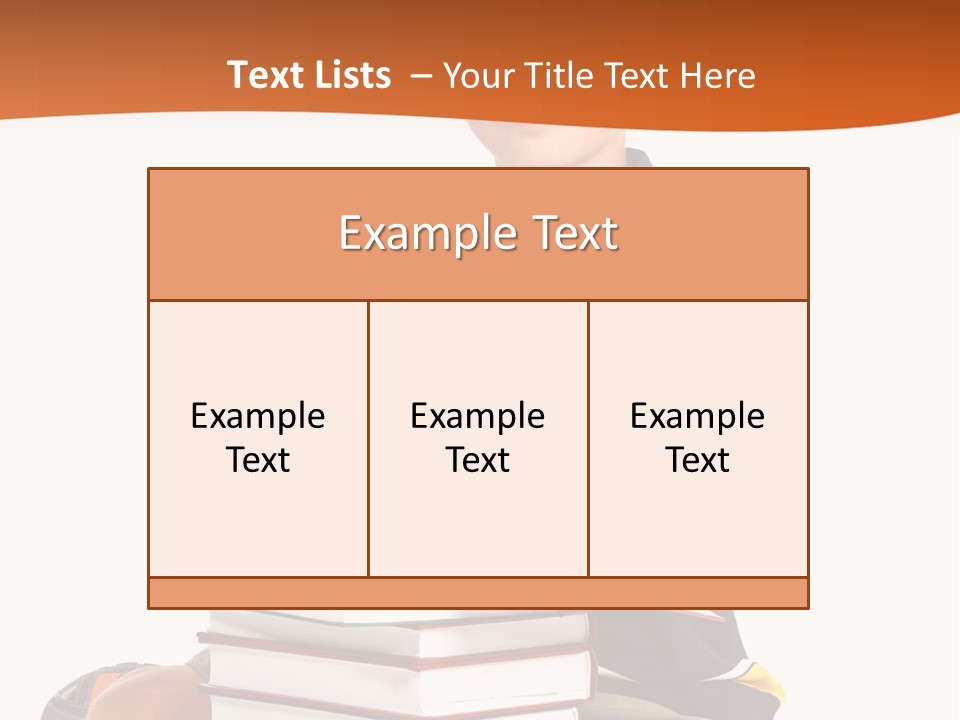 Big Schoolboy Cheerful PowerPoint Template