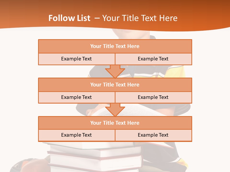 Big Schoolboy Cheerful PowerPoint Template