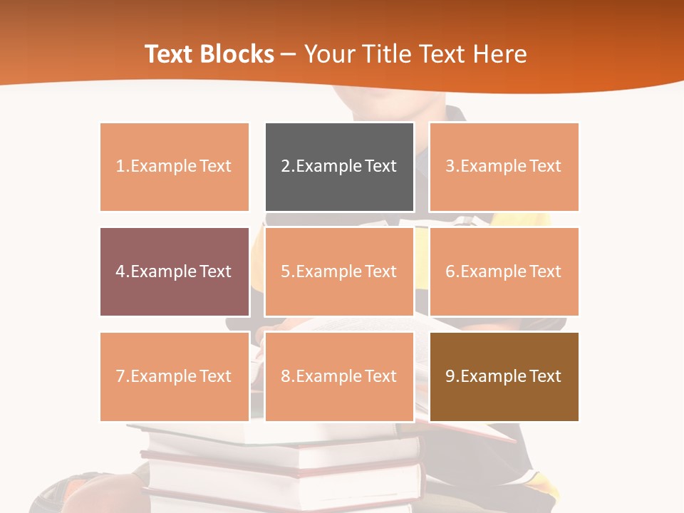 Big Schoolboy Cheerful PowerPoint Template