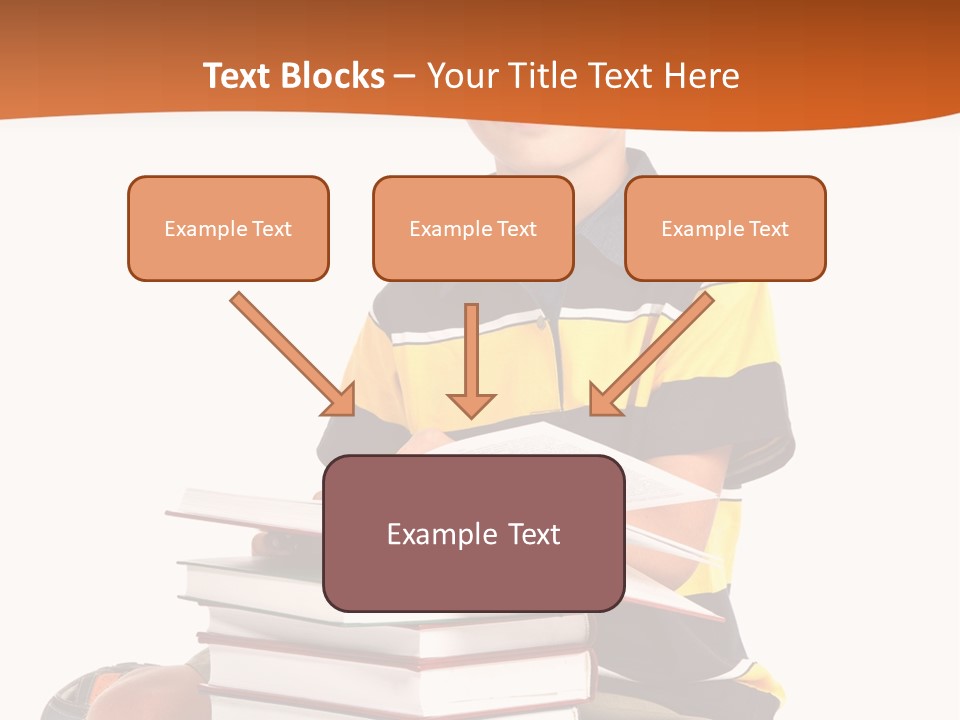 Big Schoolboy Cheerful PowerPoint Template