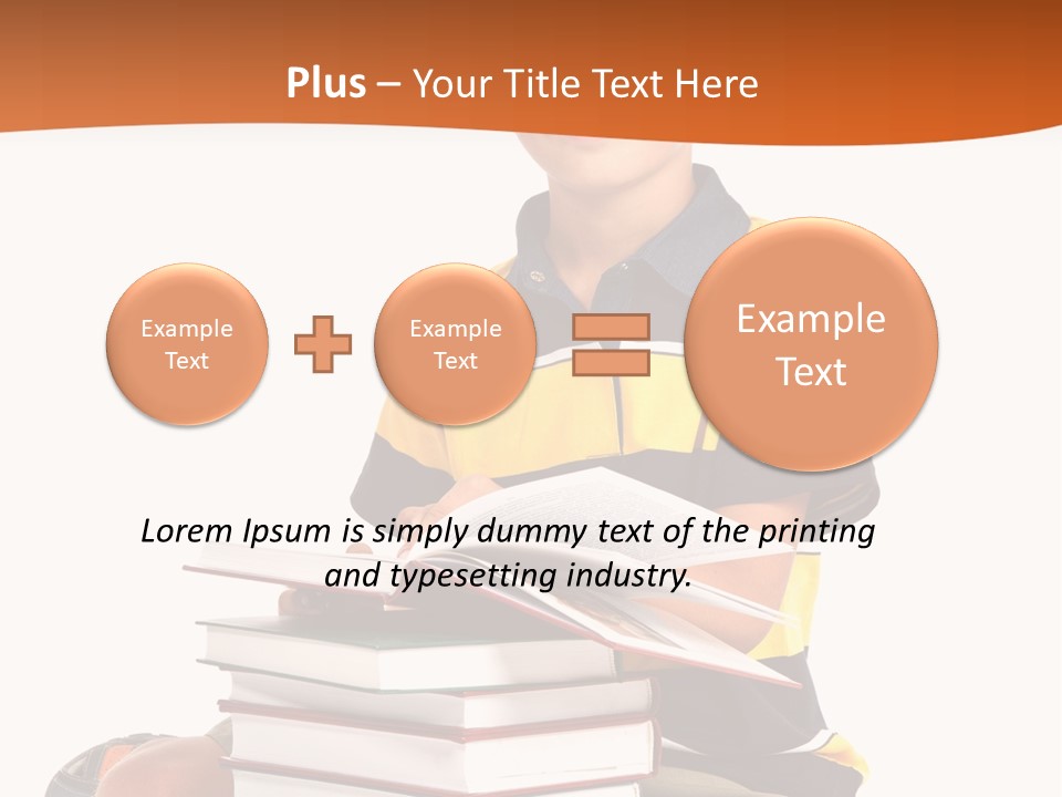 Big Schoolboy Cheerful PowerPoint Template