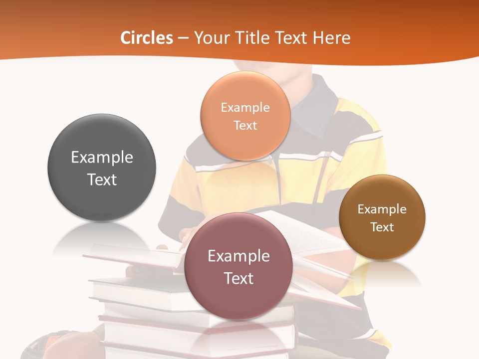 Big Schoolboy Cheerful PowerPoint Template