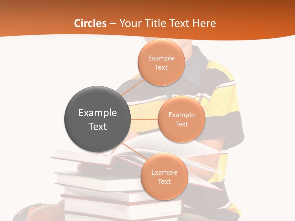 Big Schoolboy Cheerful PowerPoint Template