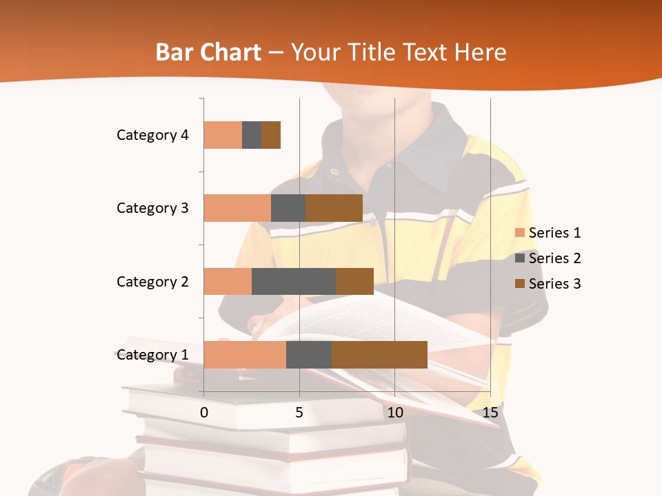 Big Schoolboy Cheerful PowerPoint Template
