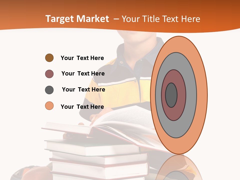 Big Schoolboy Cheerful PowerPoint Template