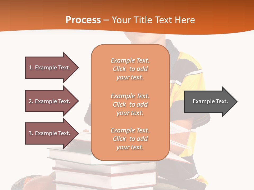 Big Schoolboy Cheerful PowerPoint Template
