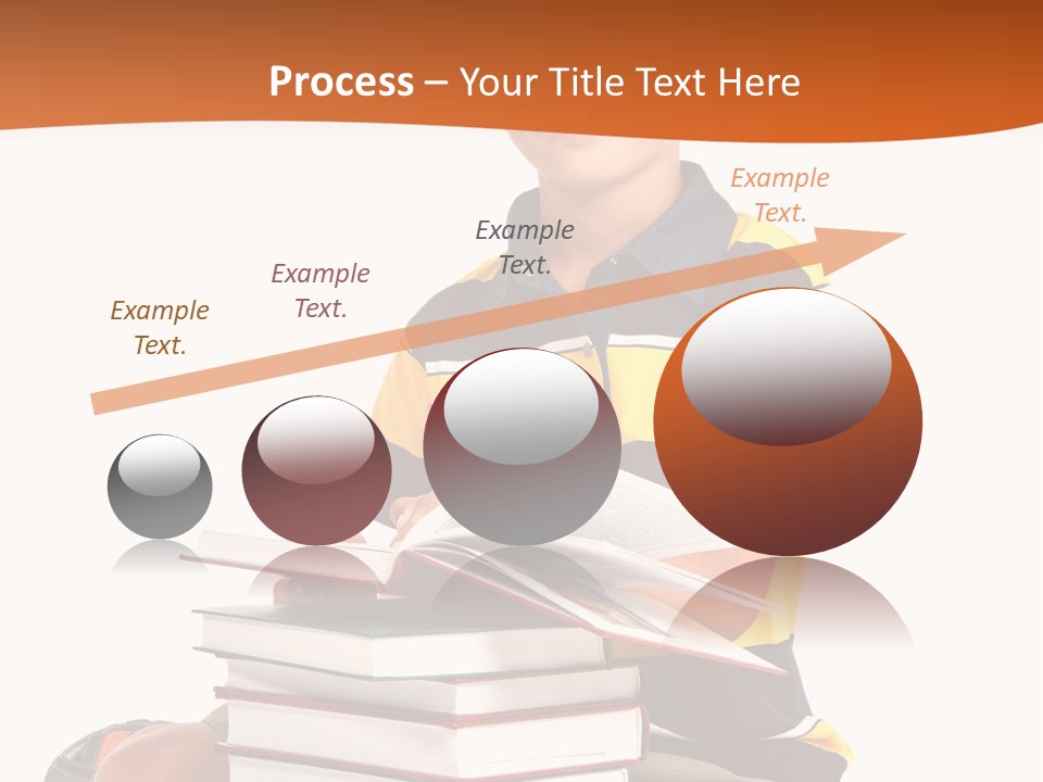 Big Schoolboy Cheerful PowerPoint Template