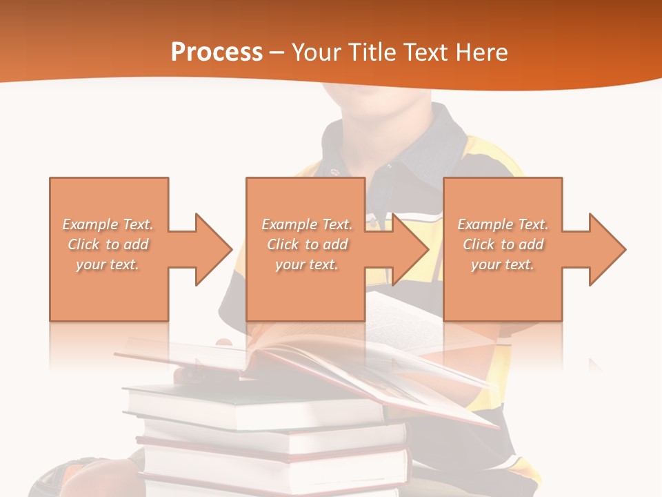 Big Schoolboy Cheerful PowerPoint Template