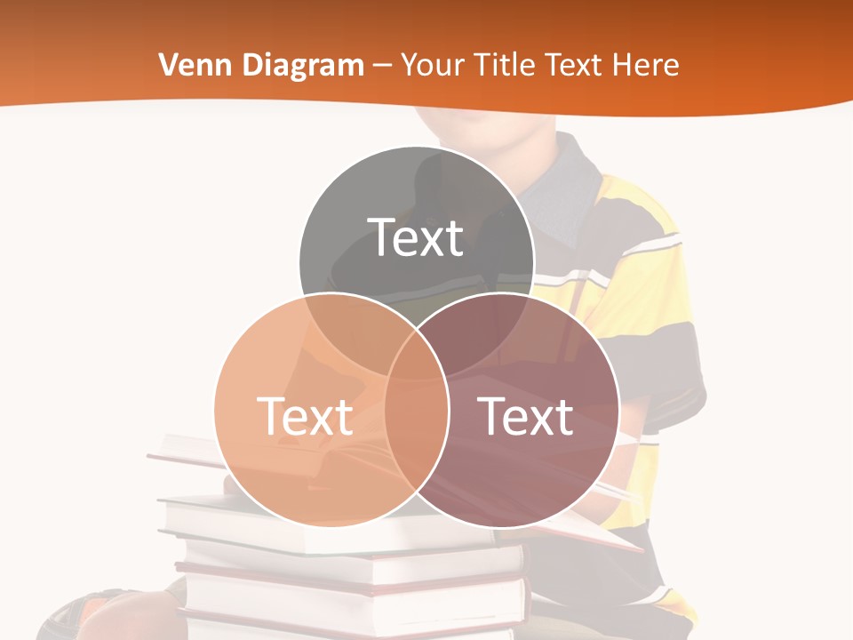 Big Schoolboy Cheerful PowerPoint Template