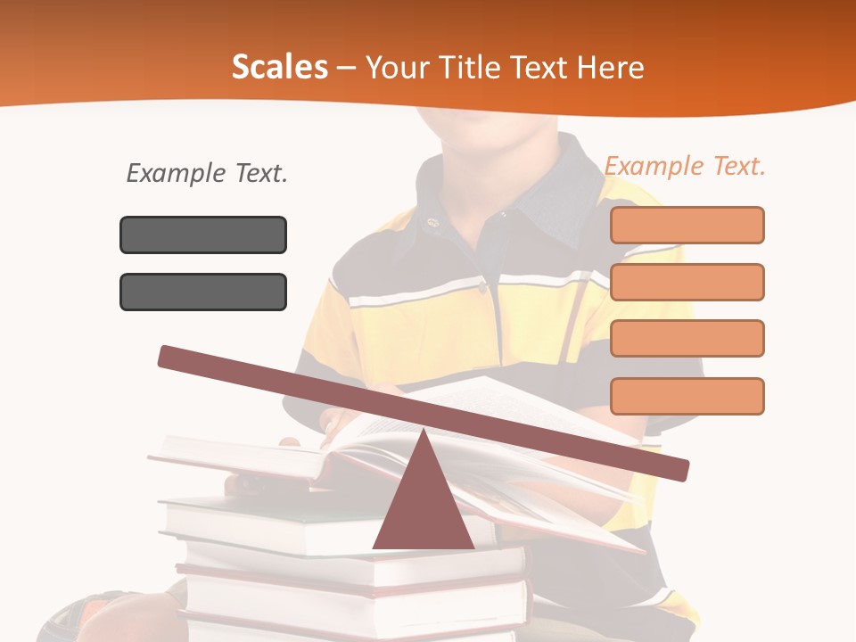 Big Schoolboy Cheerful PowerPoint Template