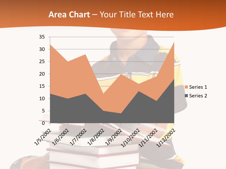 Big Schoolboy Cheerful PowerPoint Template