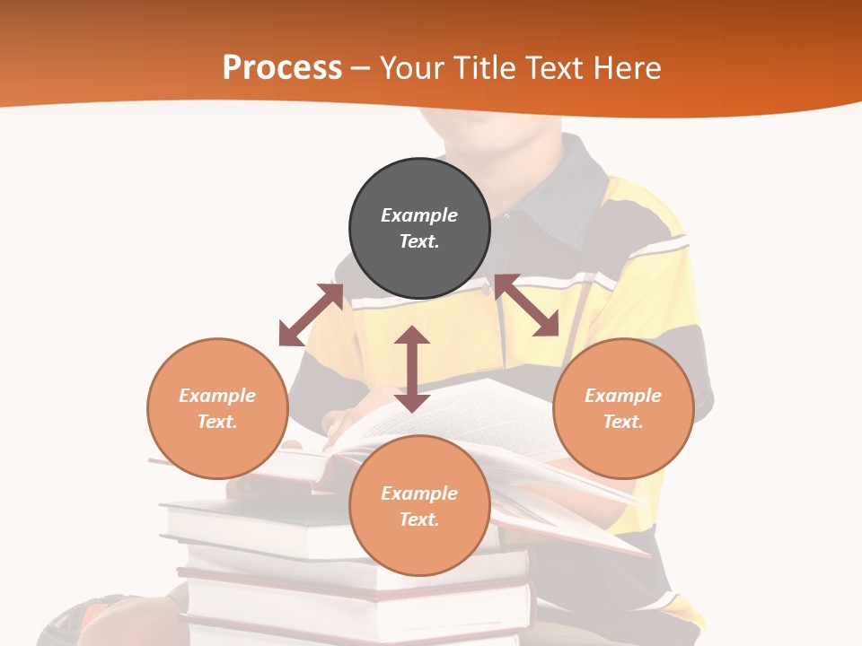 Big Schoolboy Cheerful PowerPoint Template