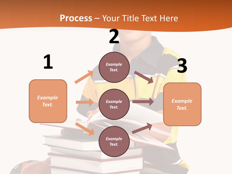 Big Schoolboy Cheerful PowerPoint Template