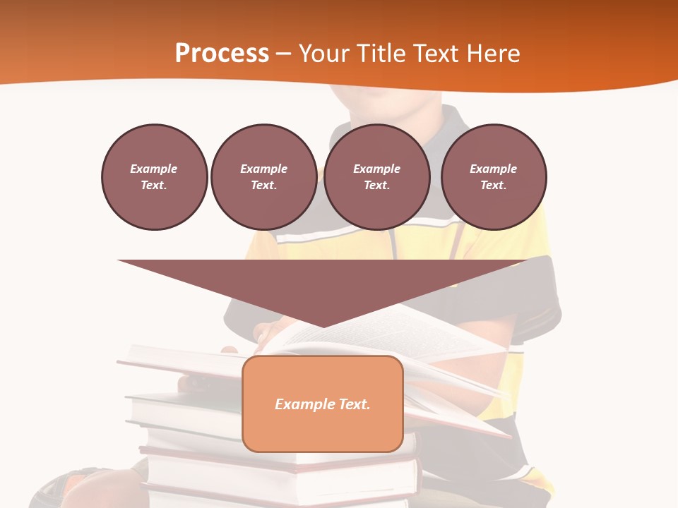 Big Schoolboy Cheerful PowerPoint Template