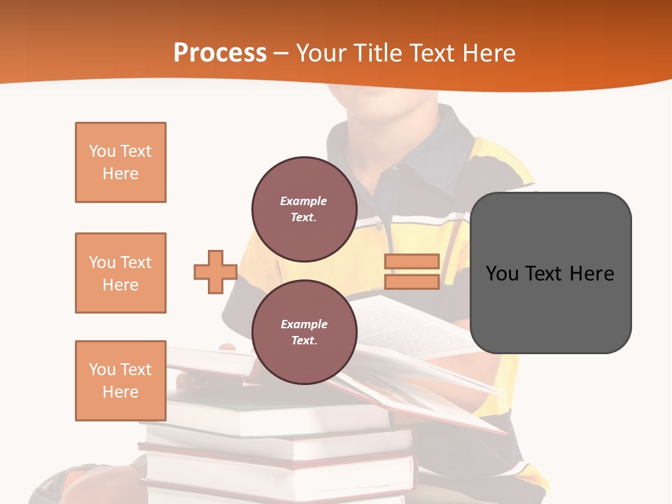 Big Schoolboy Cheerful PowerPoint Template
