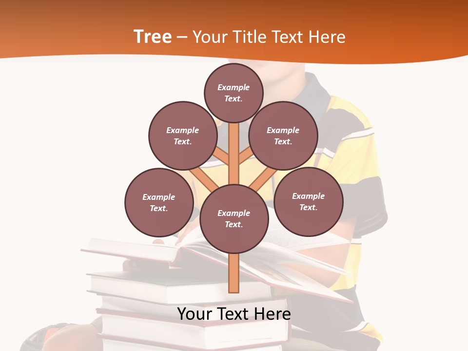 Big Schoolboy Cheerful PowerPoint Template