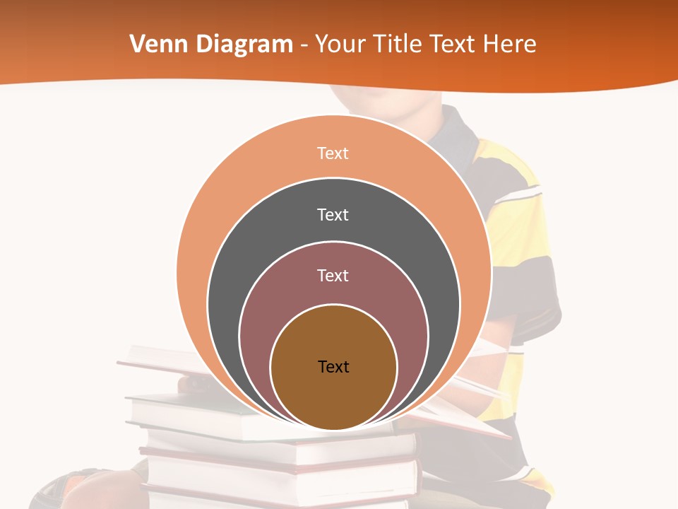 Big Schoolboy Cheerful PowerPoint Template