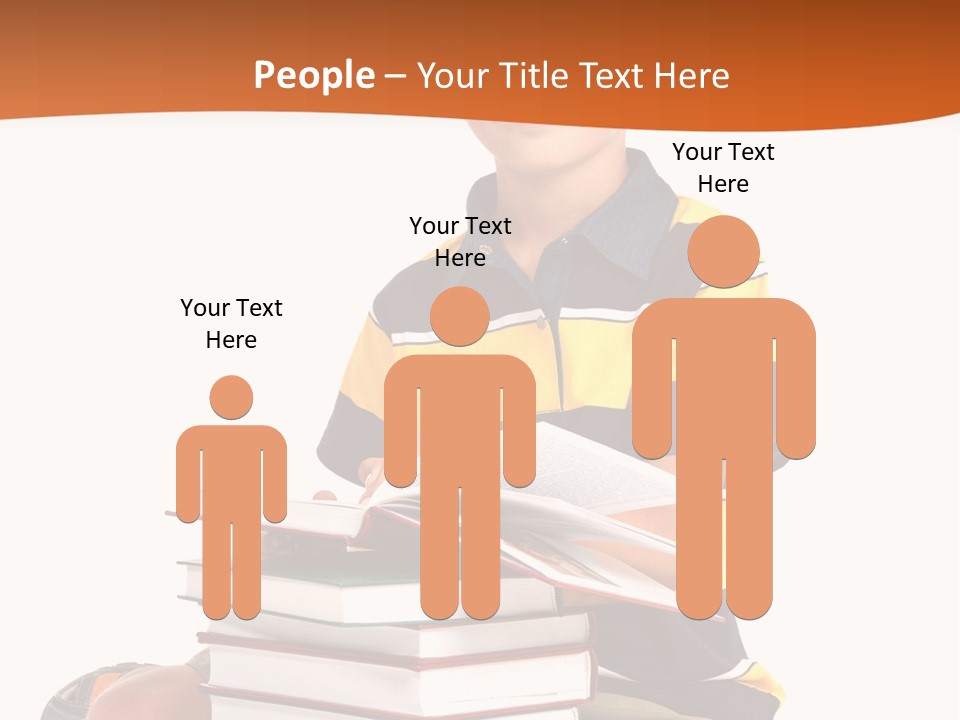 Big Schoolboy Cheerful PowerPoint Template