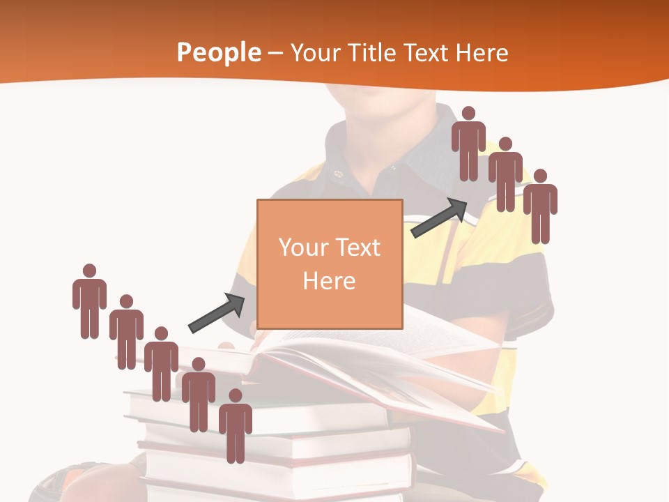 Big Schoolboy Cheerful PowerPoint Template