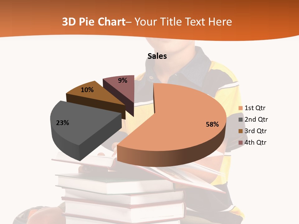 Big Schoolboy Cheerful PowerPoint Template