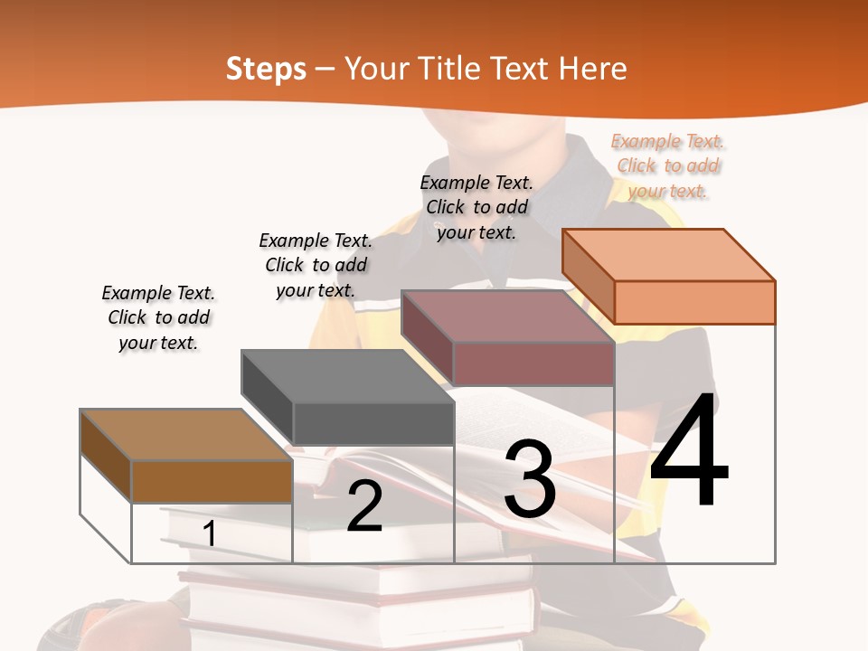 Big Schoolboy Cheerful PowerPoint Template