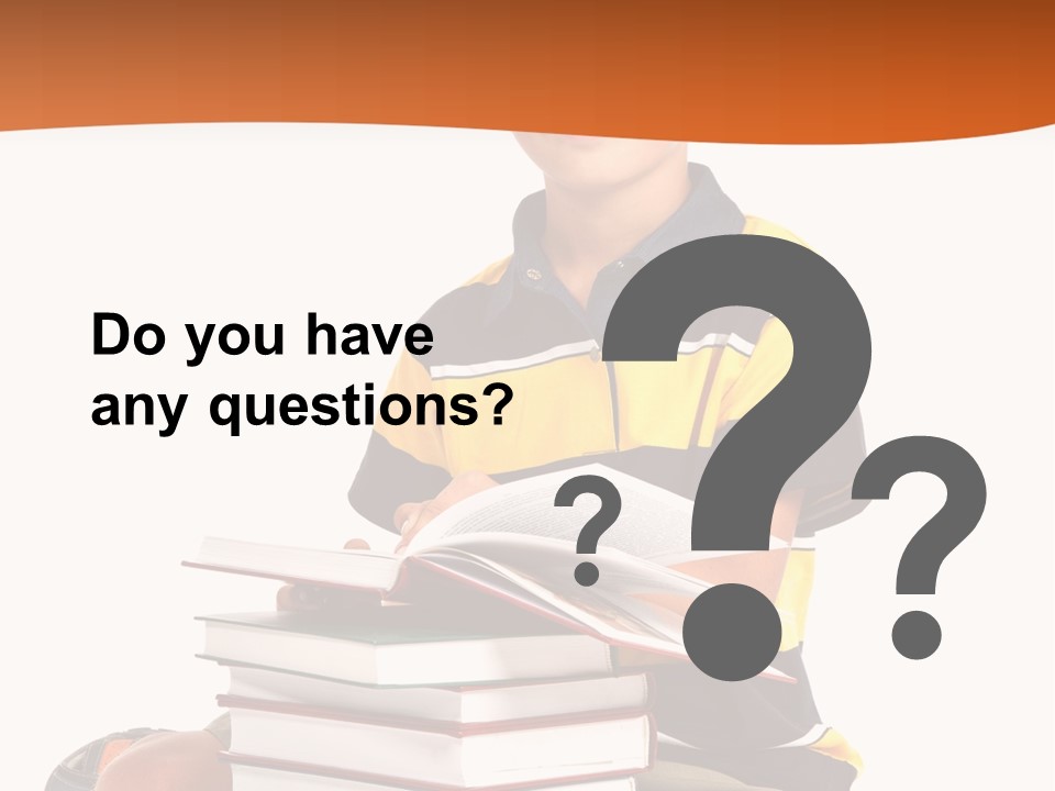 Big Schoolboy Cheerful PowerPoint Template