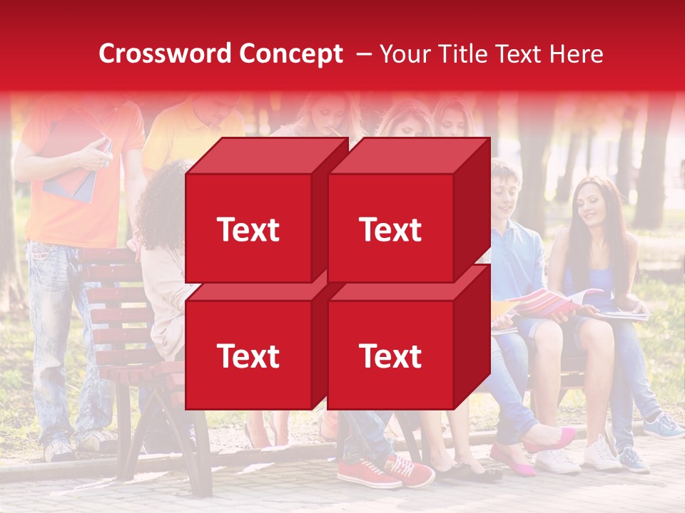 Book Teen Campus PowerPoint Template