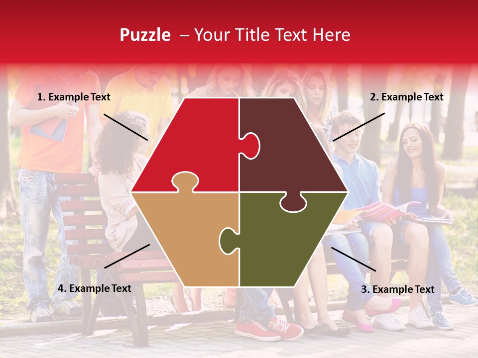 Book Teen Campus PowerPoint Template