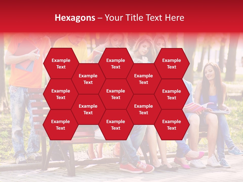 Book Teen Campus PowerPoint Template