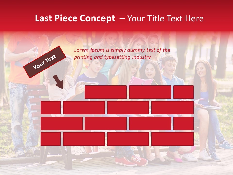 Book Teen Campus PowerPoint Template