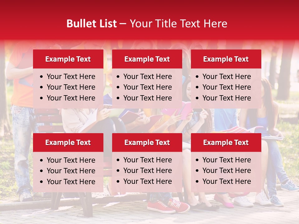 Book Teen Campus PowerPoint Template