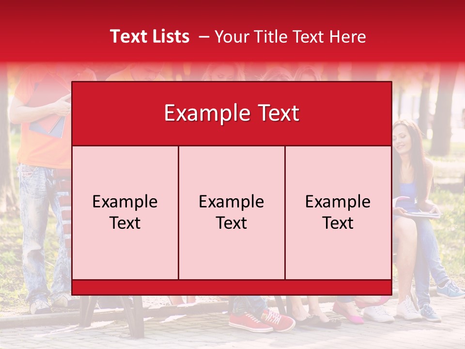 Book Teen Campus PowerPoint Template