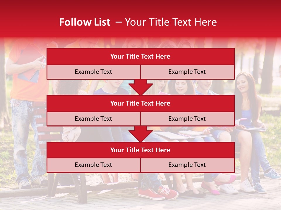 Book Teen Campus PowerPoint Template