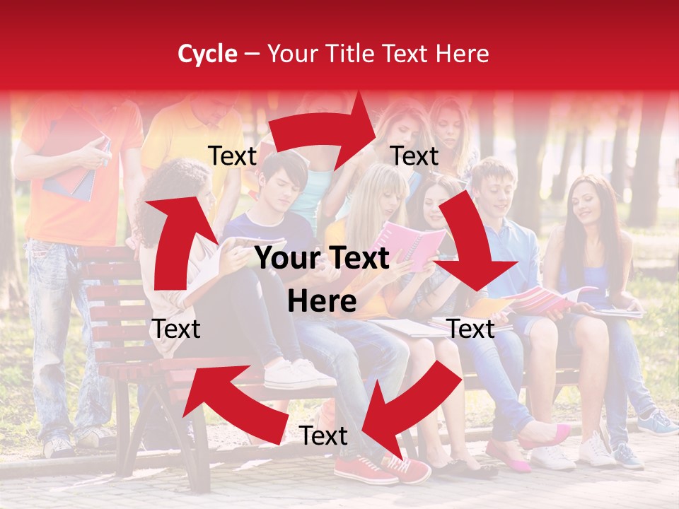 Book Teen Campus PowerPoint Template