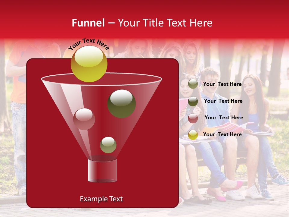 Book Teen Campus PowerPoint Template