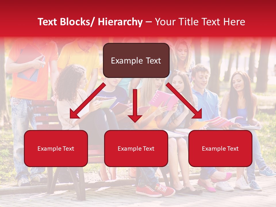 Book Teen Campus PowerPoint Template