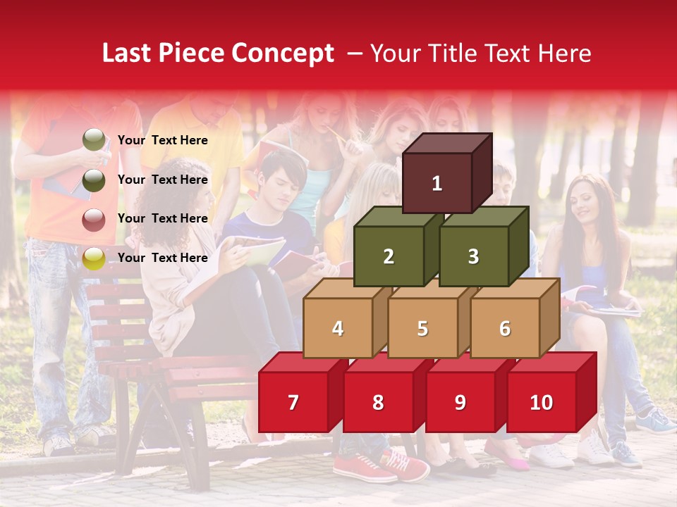 Book Teen Campus PowerPoint Template