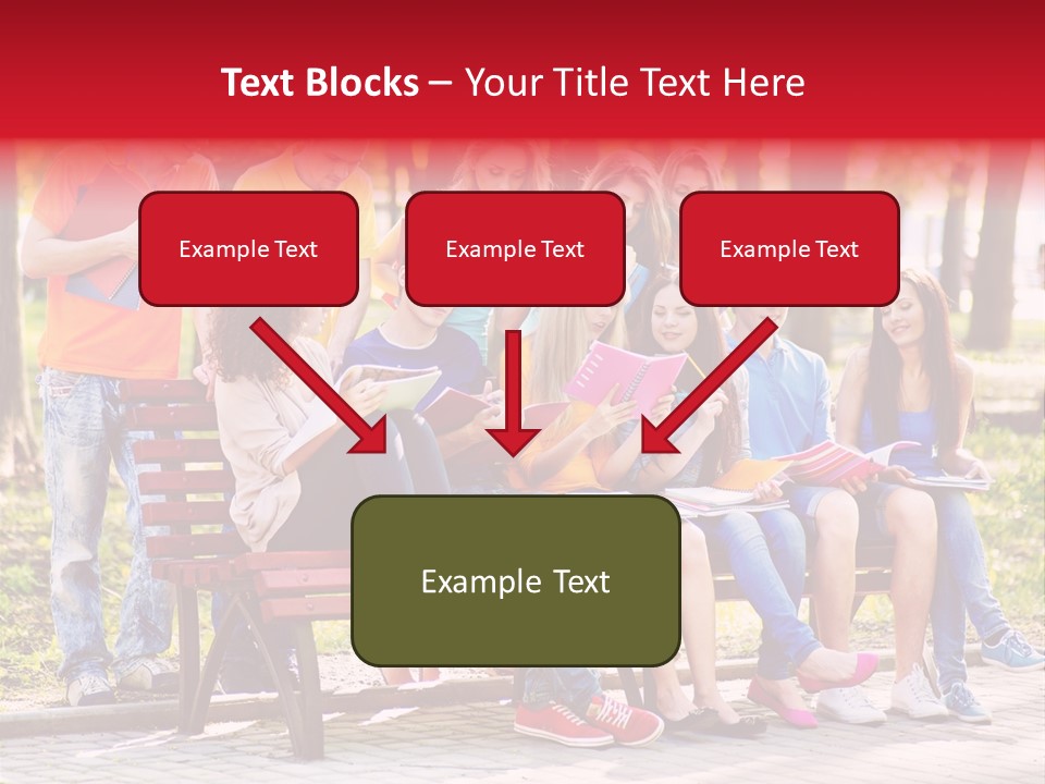 Book Teen Campus PowerPoint Template