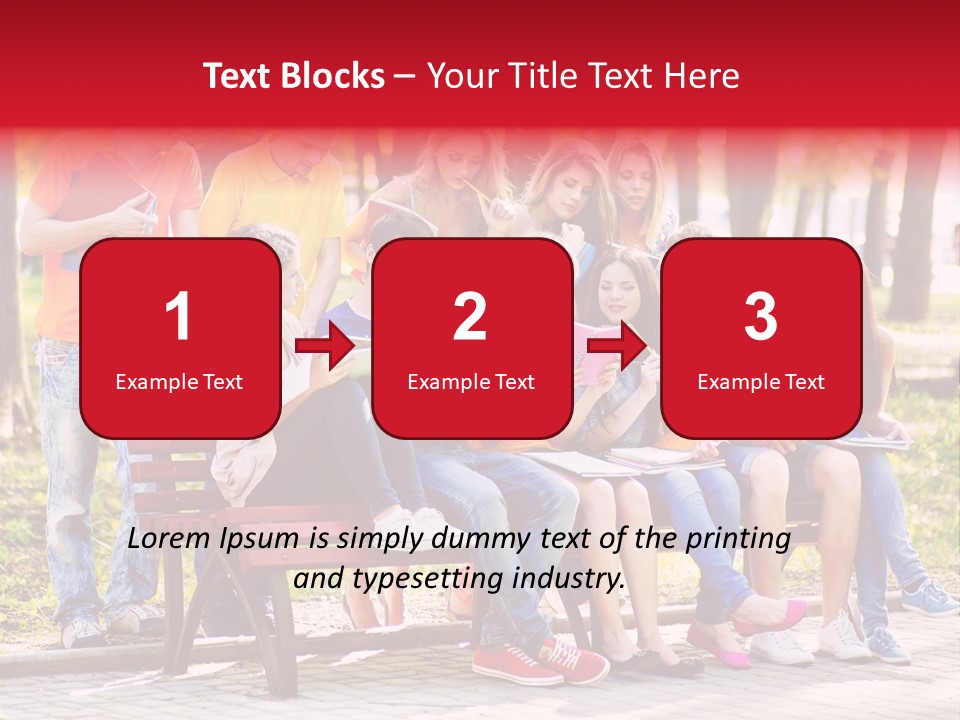 Book Teen Campus PowerPoint Template