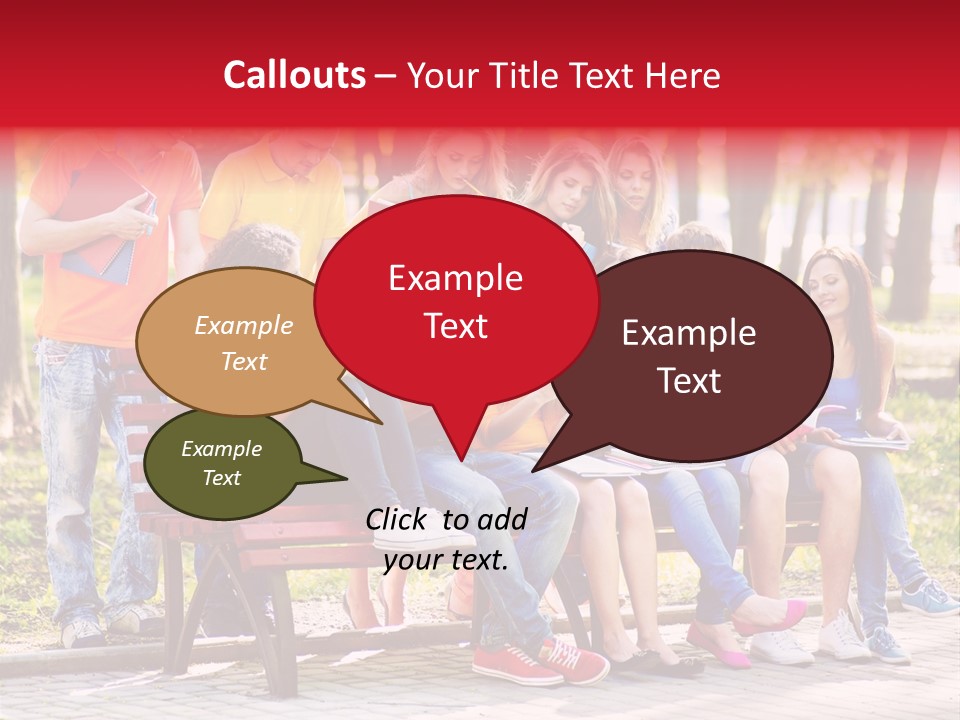 Book Teen Campus PowerPoint Template