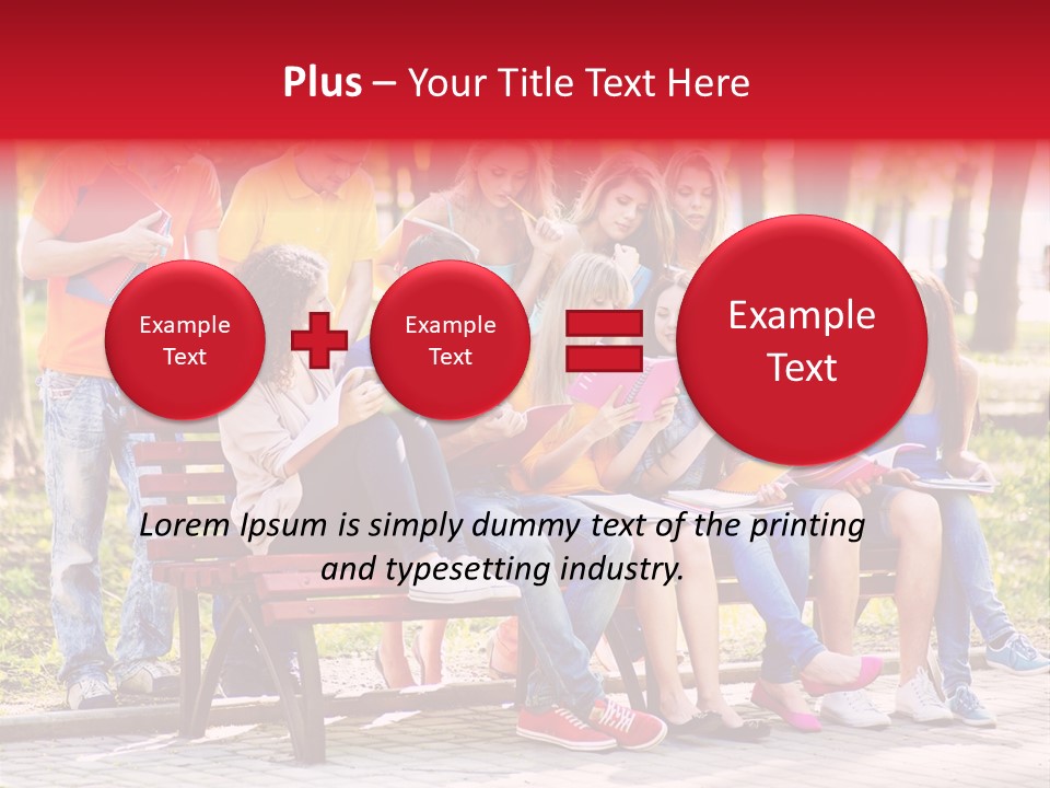 Book Teen Campus PowerPoint Template