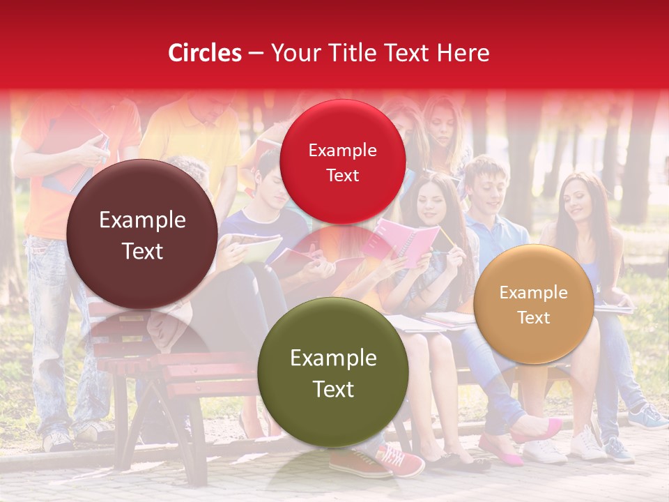 Book Teen Campus PowerPoint Template