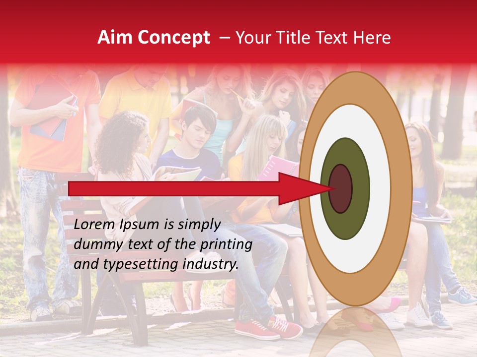 Book Teen Campus PowerPoint Template