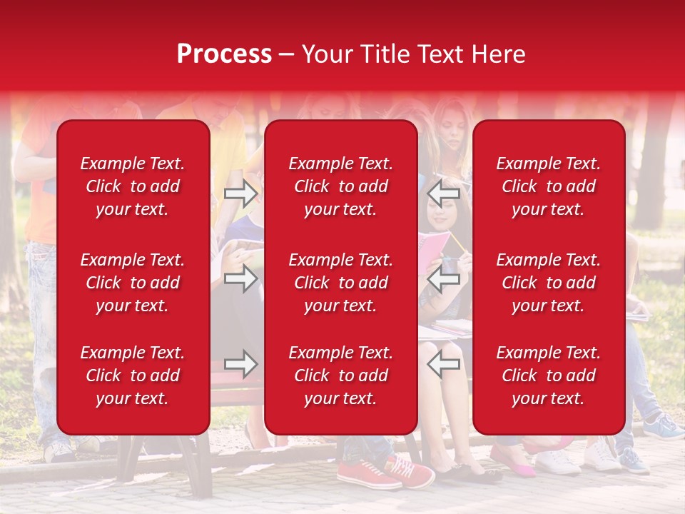 Book Teen Campus PowerPoint Template