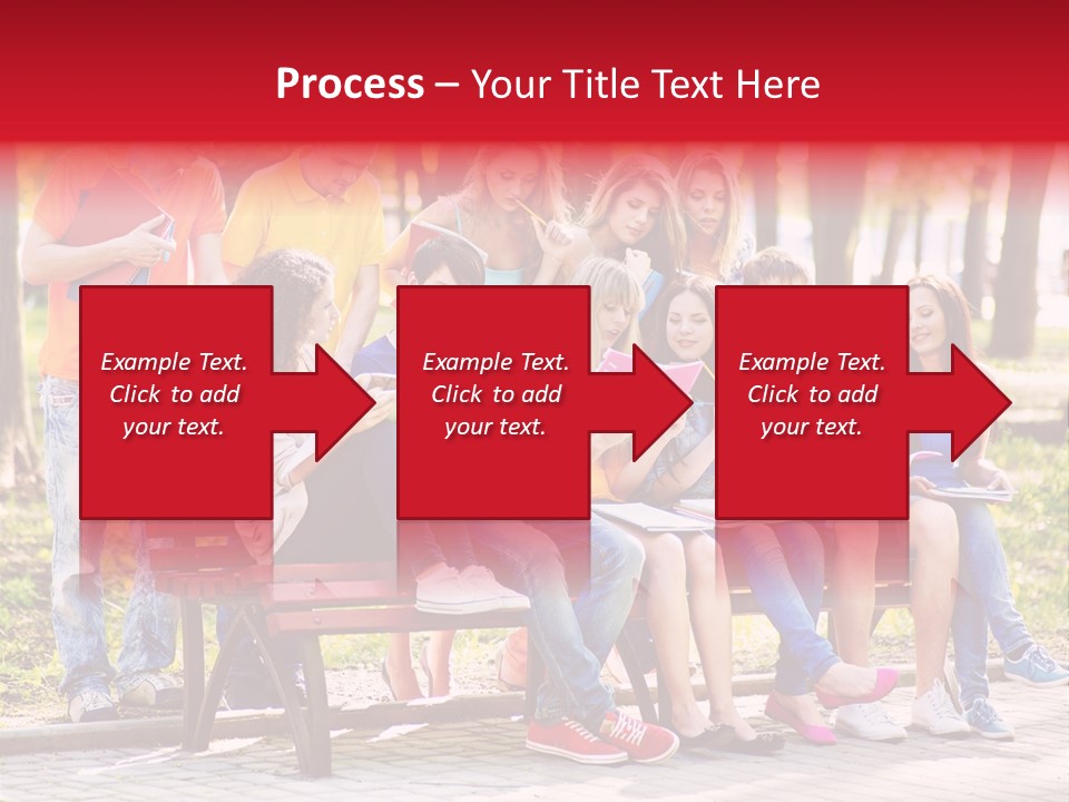 Book Teen Campus PowerPoint Template
