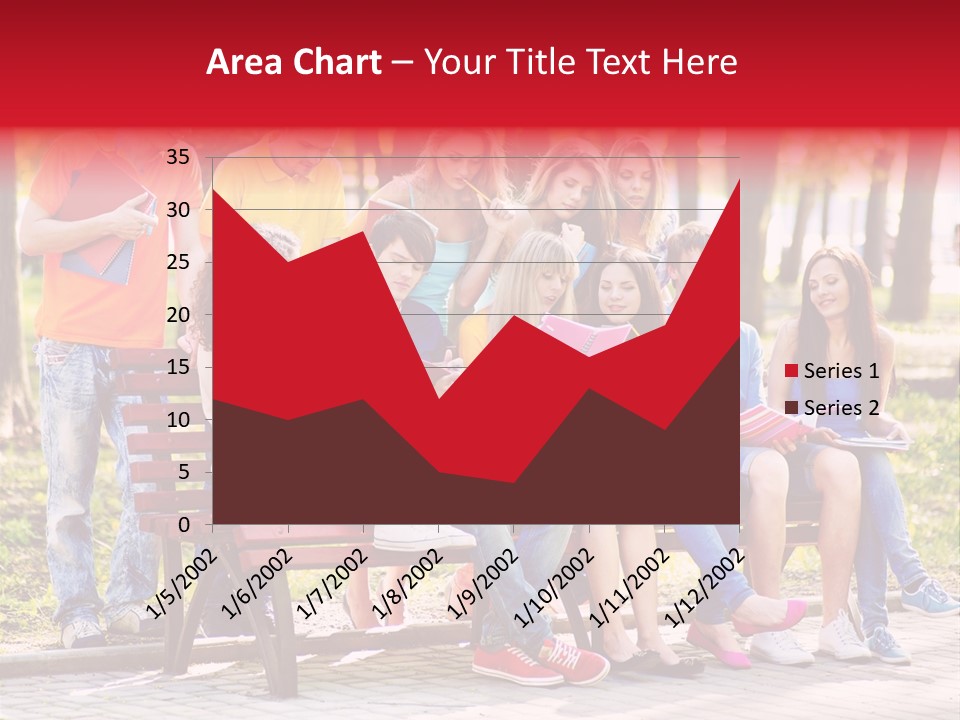 Book Teen Campus PowerPoint Template