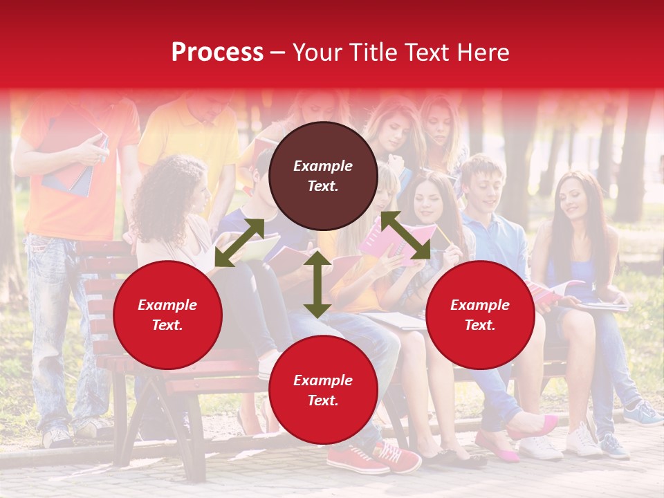 Book Teen Campus PowerPoint Template