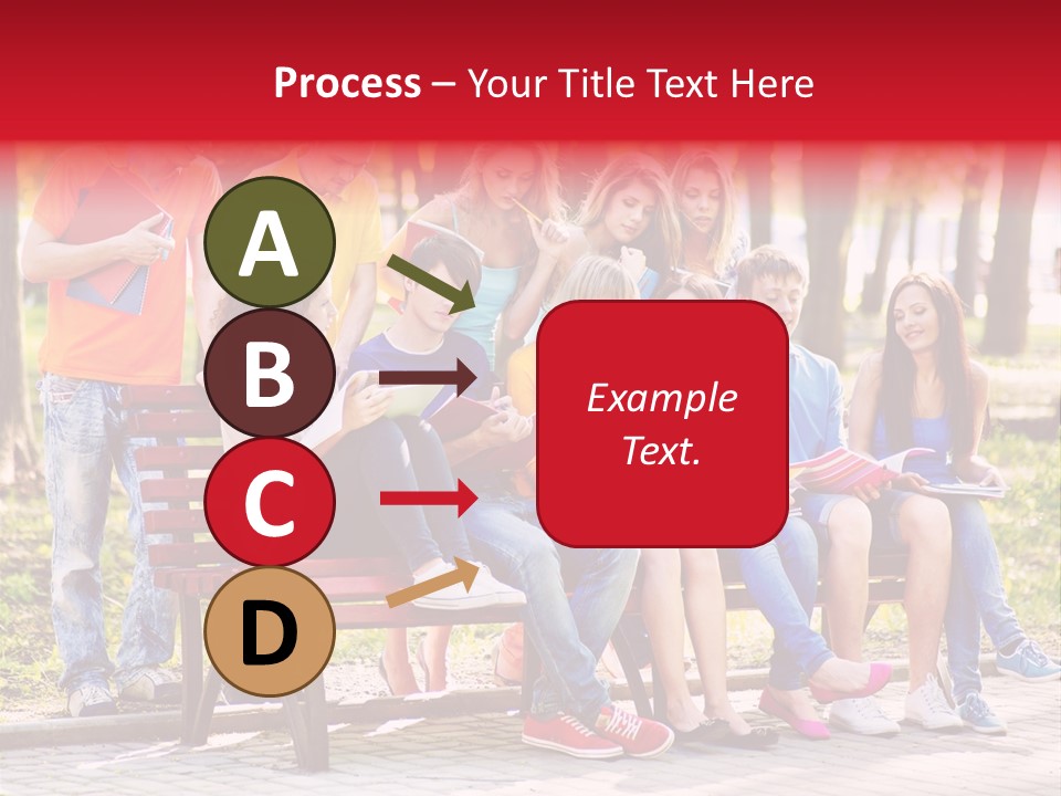 Book Teen Campus PowerPoint Template