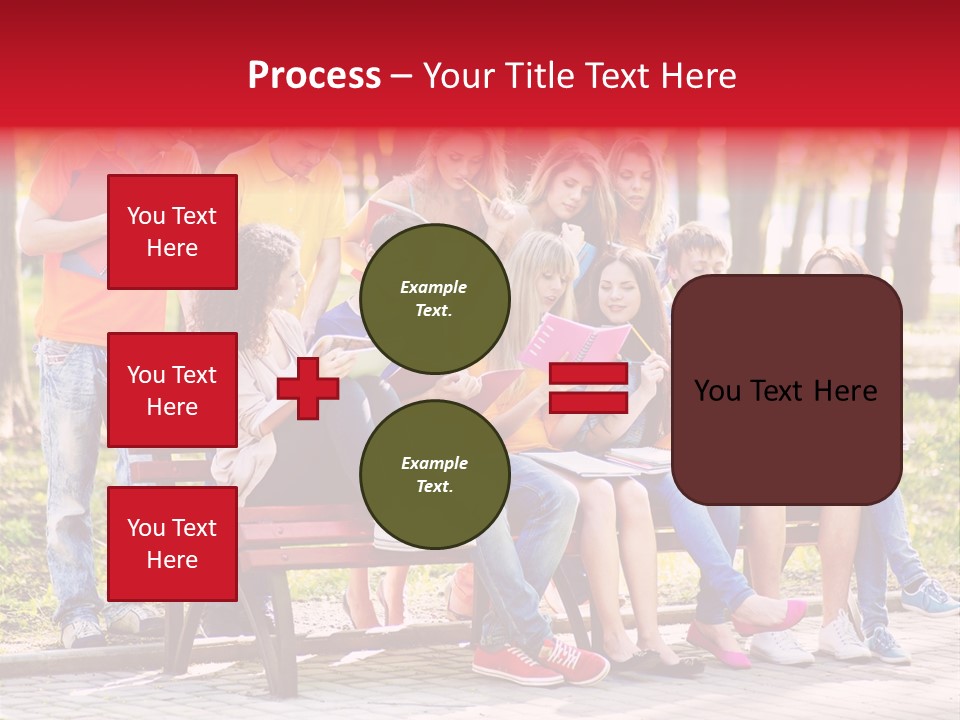 Book Teen Campus PowerPoint Template